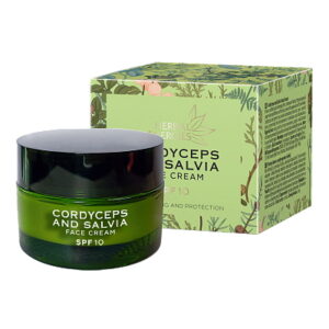 Cremă pentru față cu cordyceps și salvie, 50 g