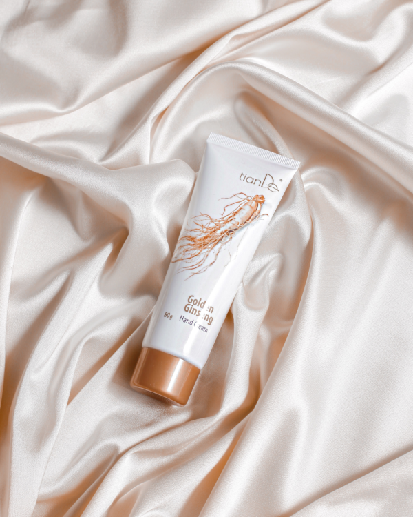 Crema de mâini Ginseng Auriu, 80g - imagine 2